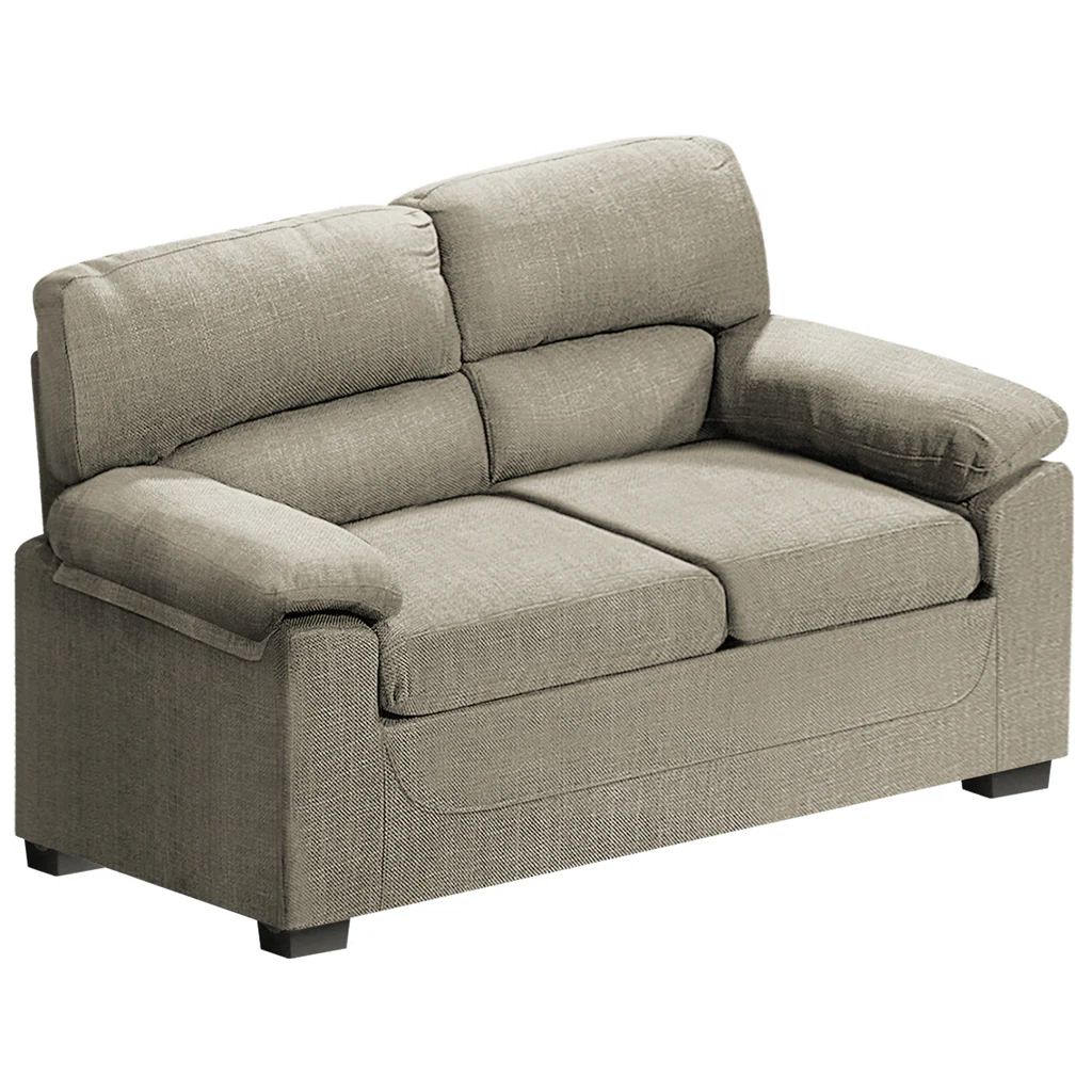 Sofa 2 Seater Light Brown